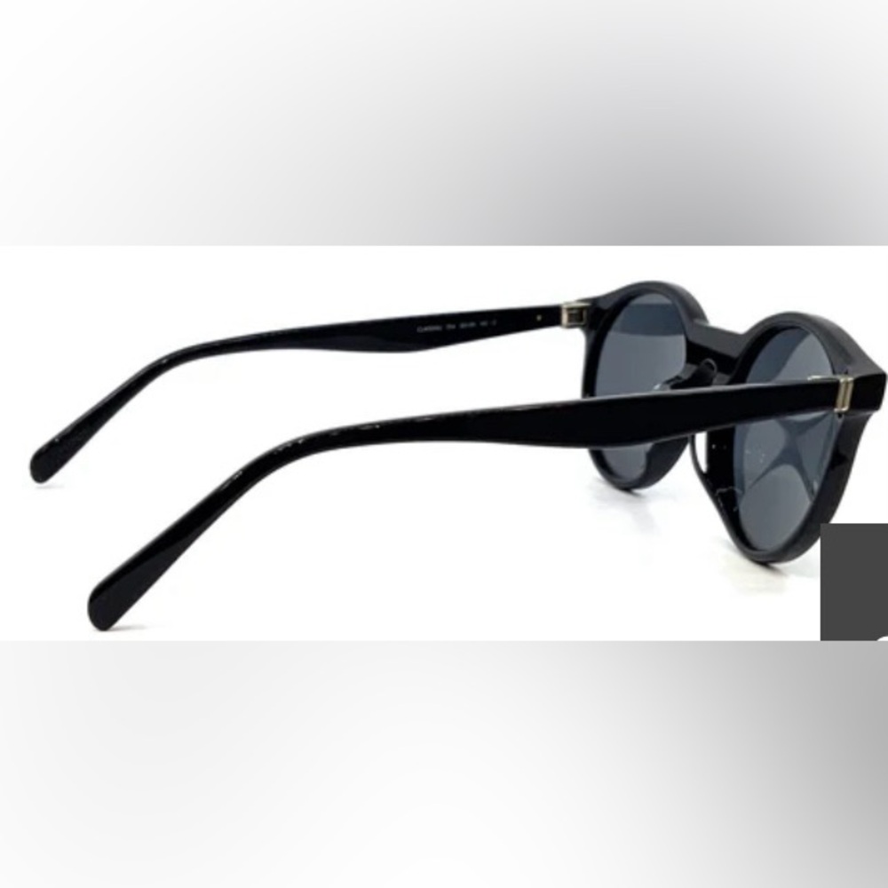 CELINE  Black Sunglasses with Gold Accents - Picture 3 of 10